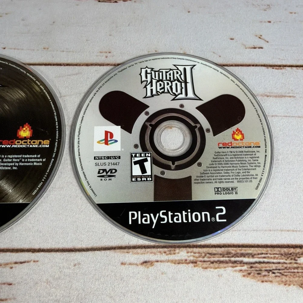Guitar Hero and Guitar Hero II Dual Pack PlayStation 2 Disc Only
